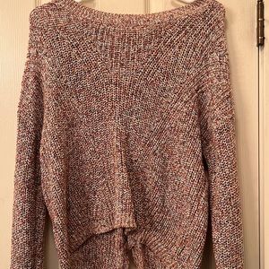 Multi color knit sweater